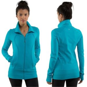 lululemon athletica Teal Full-Zip Jacket